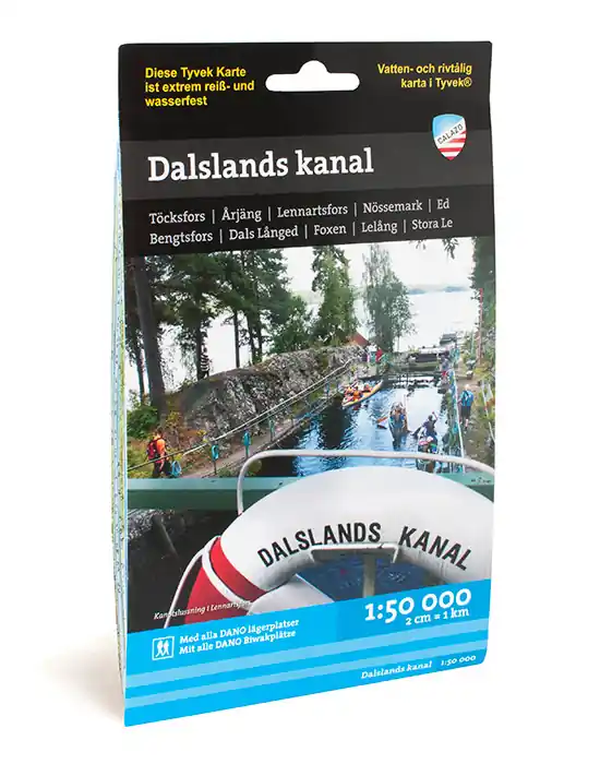 Koop Online CAL-103 Dalslands kanal | wandelkaart - kanokaart 1:50.000