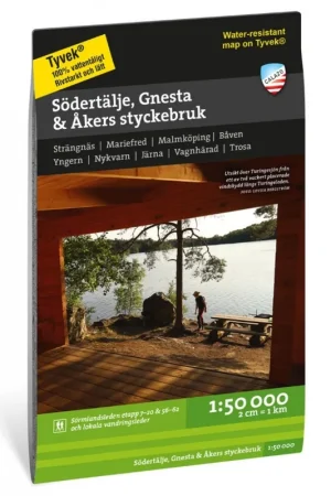 CAL-099  Södertälje, Gnesta & Åkers styckebruk | wandelkaart 1:50.000 Express Levering