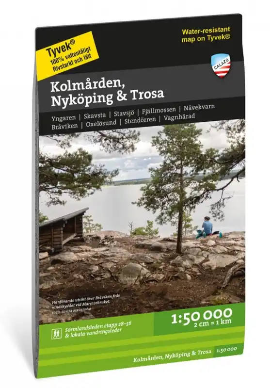 Aanbieding CAL-101 Kolmården, Nyköping & Trosa | wandelkaart 1:50.000