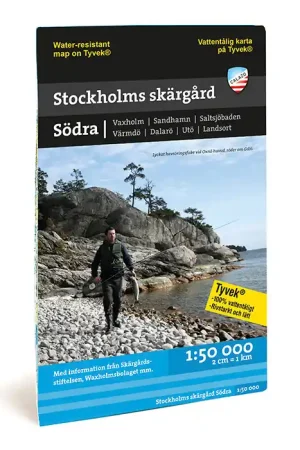 CAL-112  Stockholms skärgård – Södra | wandelkaart - waterkaart 1:50.000 Lage Prijs