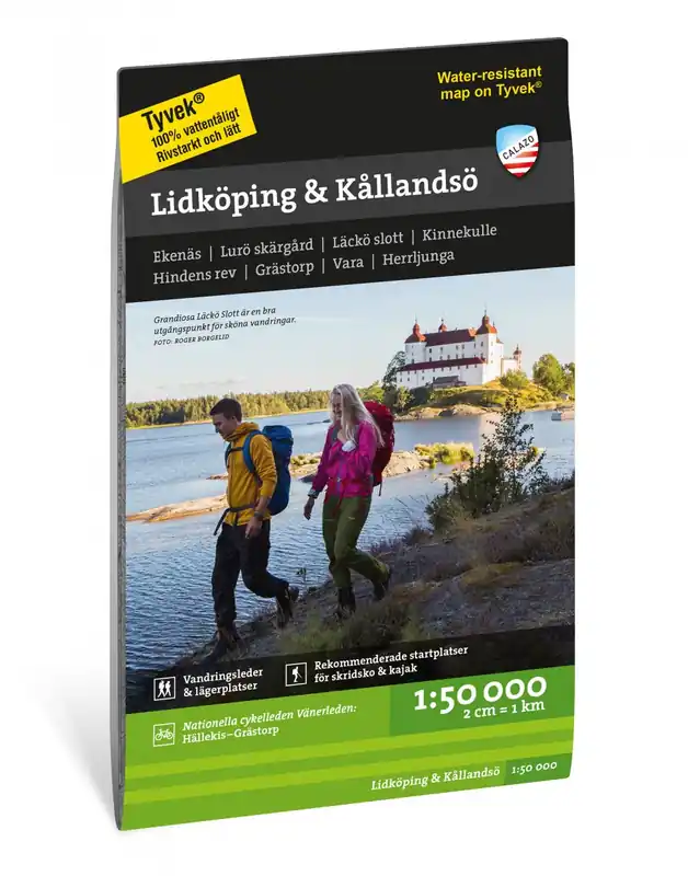 CAL-107 Lidköping & Kållandsö | wandelkaart 1:50.000 Nu Kopen