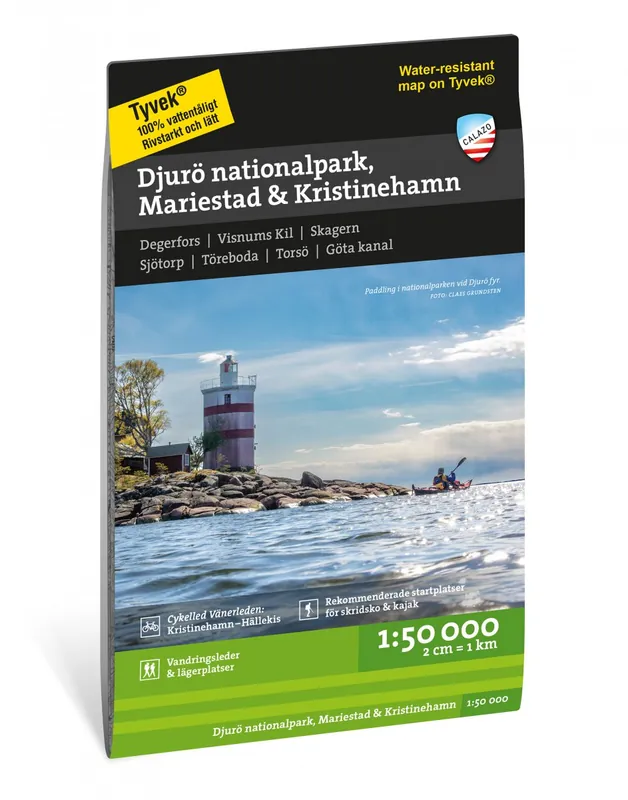 Actieprijs CAL-108 Djurö nationalpark, Mariestad & Kristinehamn | wandelkaart 1:50.000
