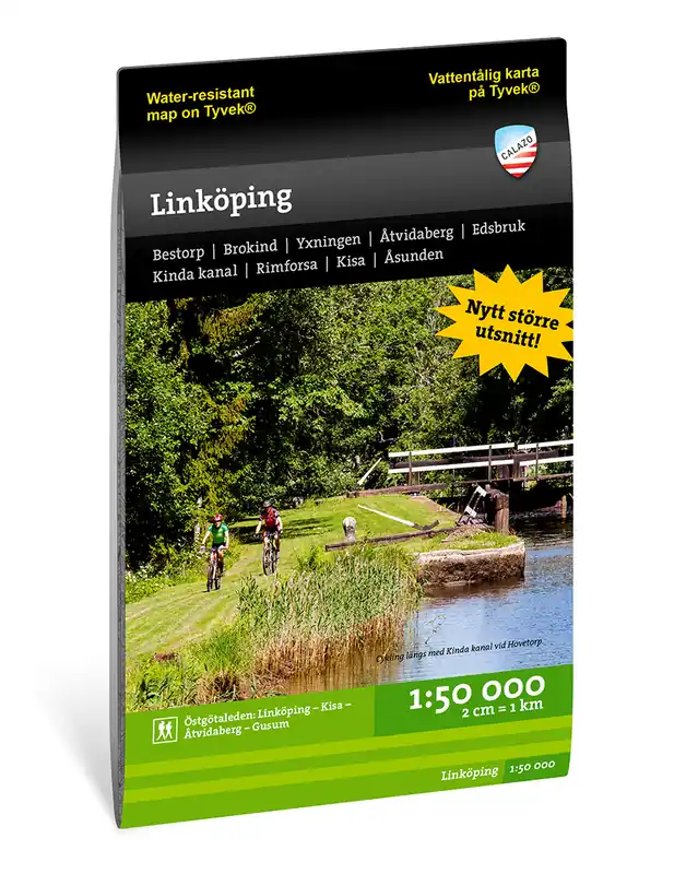CAL-124 Linköping | wandelkaart 1:50.000 Lage Prijs