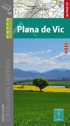 wandelkaart Plana de Vic - Catalunya Central 1:25.000 Gecertificeerd