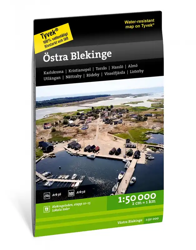 Fabrieksprijs CAL-138 Östra Blekinge | wandelkaart 1:50.000