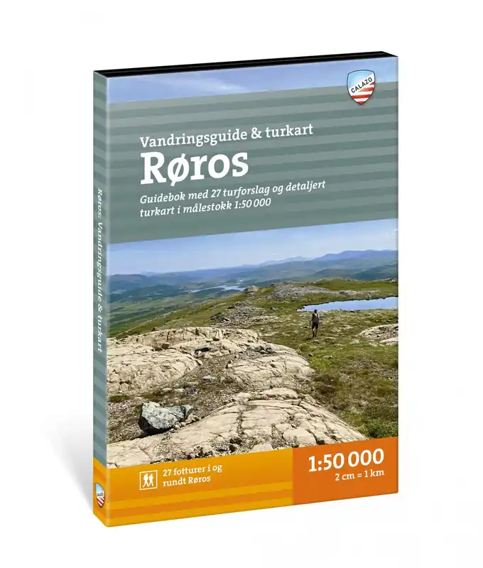 Op = Op CAL-065 Turguide Røros: miniguide & turkart | wandelgids en -kaart 1:50.000