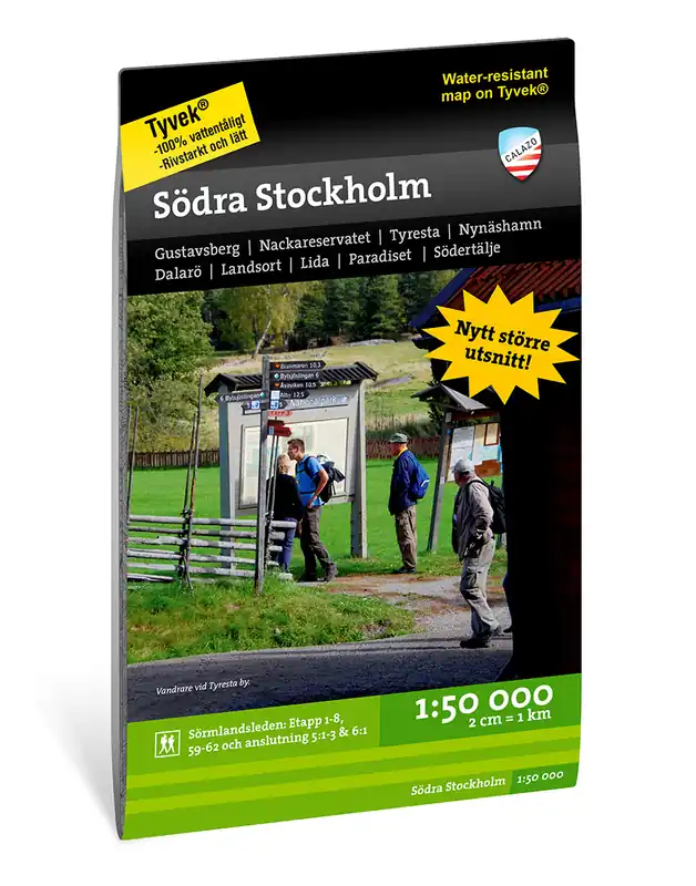 Shop Nu CAL-093 Södra Stockholm wandelkaart 1:50.000