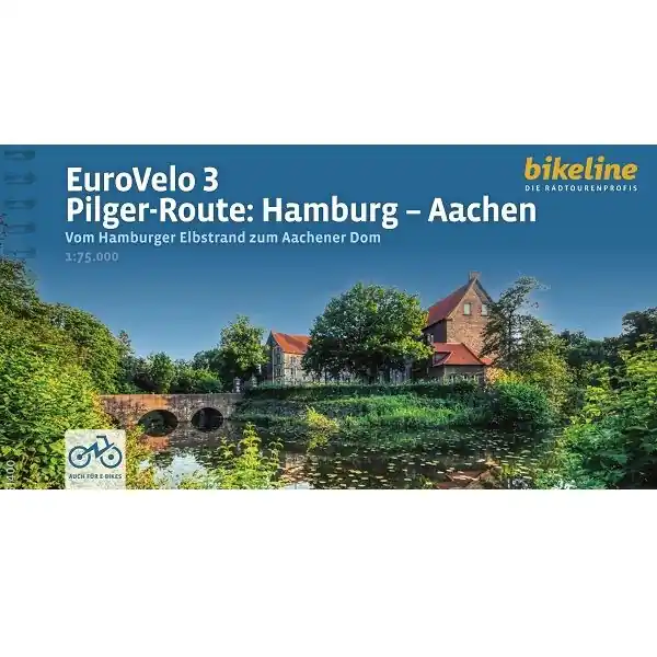 Bikeline EuroVelo 3 | Pilger-Route: Hamburg – Aachen | fietsgids Lage Prijs