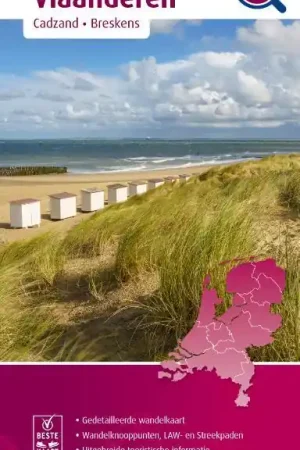 WRK-43 Cadzand, Breskens | ANWB wandelkaart 1:33.333 Hoge Kwaliteit