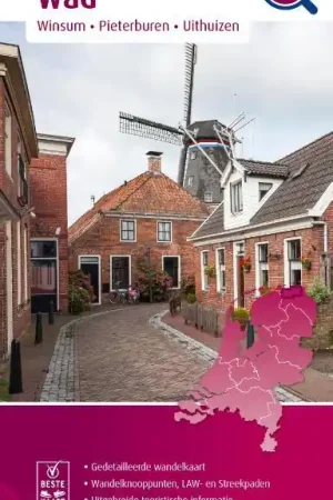 WRK-44 Winsum-Pieterburen-Uithuizen | ANWB wandelkaart 1:33.333 Fabrieksprijs