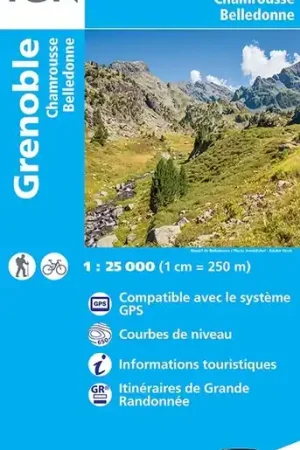 3335OTR Grenoble, Chamrousse, Belledonne | wandelkaart 1:25.000 Merkproduct