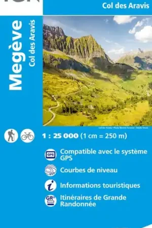 3531OTR Megève, Col des Aravis | wandelkaart 1:25.000 Beperkte Voorraad