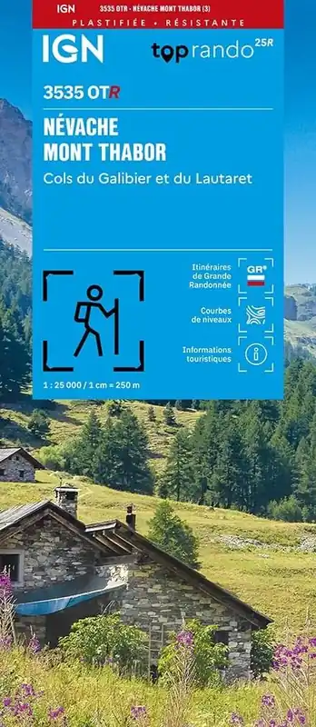 3535OTR Névache, Mont Thabor, Cols du Galibier & Lautaret | wandelkaart 1:25.000 Beste Prijs