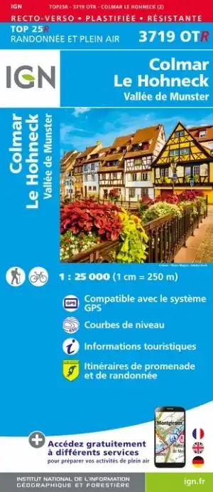 Direct Beschikbaar 3719OTR Colmar, Le Hohneck, Vallée de Munster | wandelkaart 1:25.000