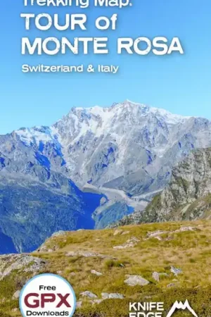 Aanbieding Tour of Monte Rosa | wandelkaart 1:40.000