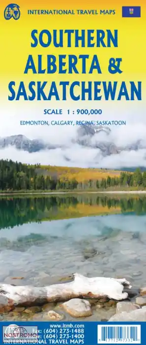 Beste Prijs ITM Southern Alberta & Saskatchewan | landkaart, autokaart 1:900.000