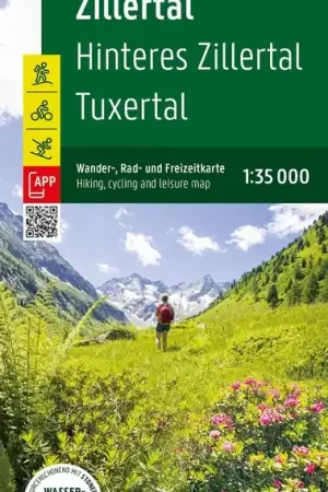 WK-5152 Zillertaler, Tuxertal wandelkaart 1:35.000 Snelle Levering