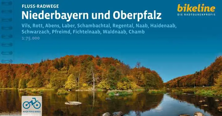 Bikeline Niederbayern und Oberpfalz Fluss-Radwege | fietsgids Dagaanbieding