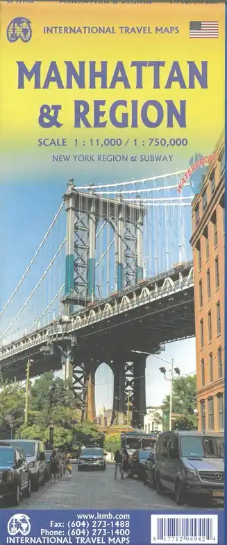 Direct Beschikbaar ITM Manhattan | stadsplattegrond 1:11.000