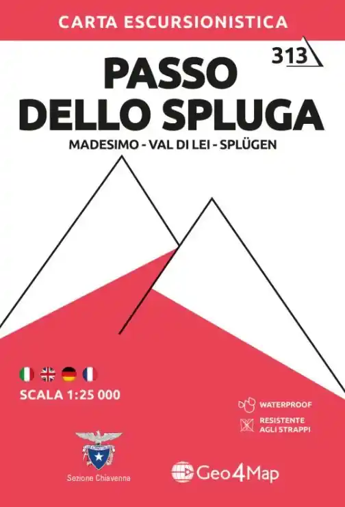 Merkproduct G4M-313 Passo dello Spluga | wandelkaart 1:25.000