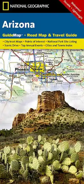 Direct Verzonden Arizona wegenkaart / overzichtskaart 1:1.750.000