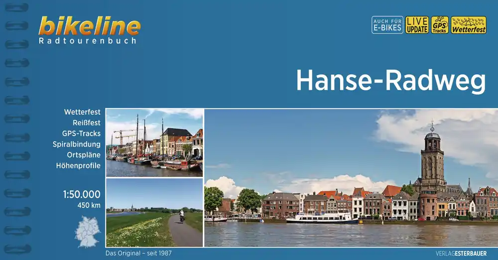 Bikeline Hanse-Radweg | fietsgids Hoge Kwaliteit