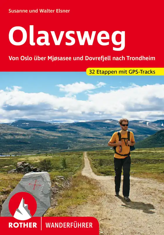 Snelle Levering wandelgids Olavsweg Rother Wanderführer