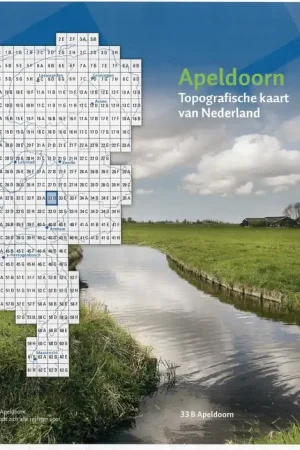 33B Apeldoorn topografische wandelkaart 1:25.000 Superprijs