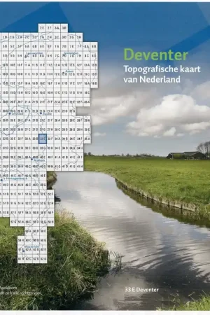 33E Deventer topografische wandelkaart 1:25.000 Nu Kopen