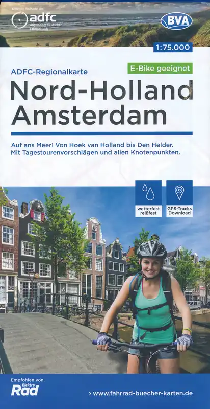 Aanbieding Nord-Holland | fietskaart Noord- en Zuid-Holland 1:75.000