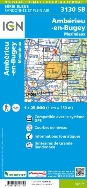 Alleen Vandaag SB-3130 Ambérieu-en-Bugey / Meximieux | wandelkaart 1:25.000