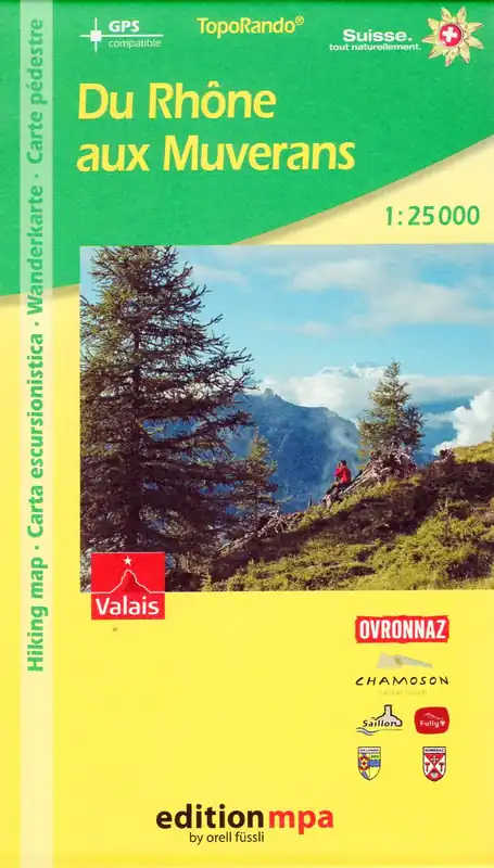 TopoRando Du Rhône aux Muverans wandelkaart 1:25.000 Seizoensaanbieding