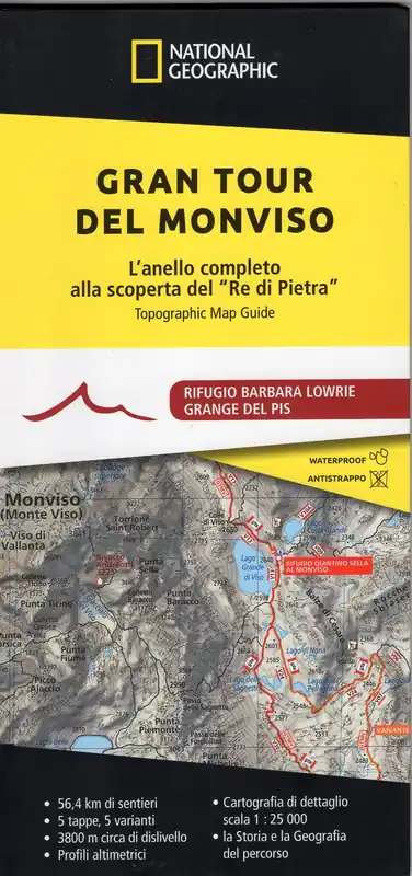 Voordeelprijs wandelatlas Gran Tour del Monviso