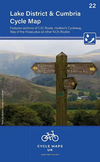 Cycle Map 22 Lake District & Cumbria 1:100.000 Betaalbaar
