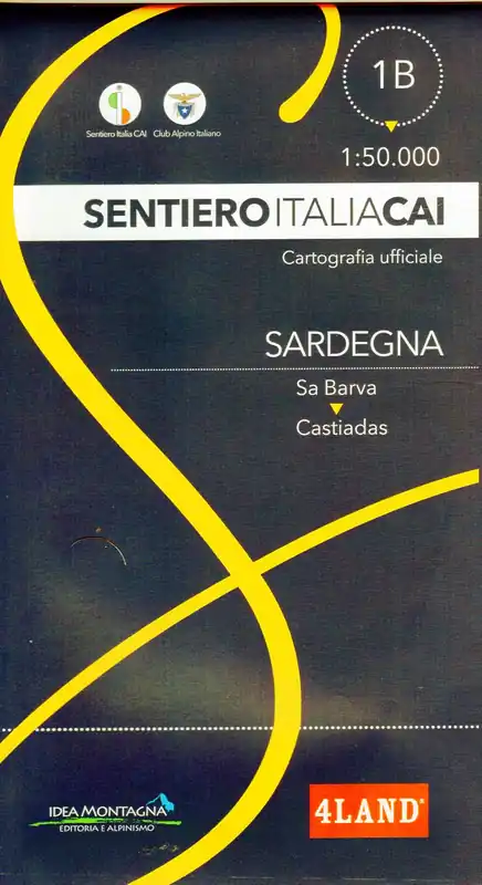 CAI Sentiero Italia-kaart n. 1B – SARDINIË 1:50.000 Meest Verkocht
