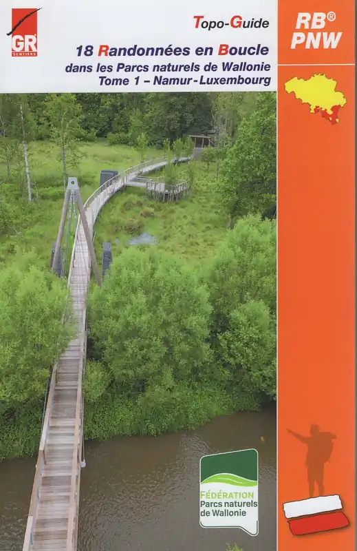Bestel Nu wandelgids 18 Randonnées en Boucle (tome 1: Namur / Luxemburg)