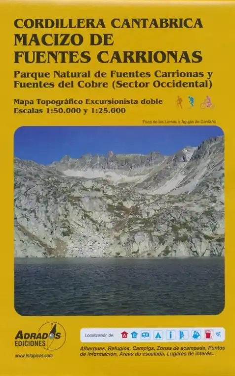 wandelkaart Macizo de Fuentes Carrionas 1:50.000 (Cordillera Cantábrica) Nieuw