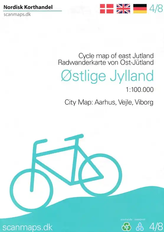 SM-4 Oost-Jutland fietskaart 1:100.000 * Voordeelprijs