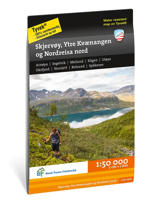 Koopje CAL-007 Turkart Skjervøy wandelkaart 1:50.000