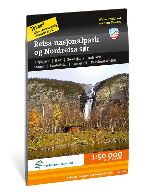 CAL-010 Reisa nationalpark wandelkaart 1:50.000 Rechtstreeks Van De Fabrikant