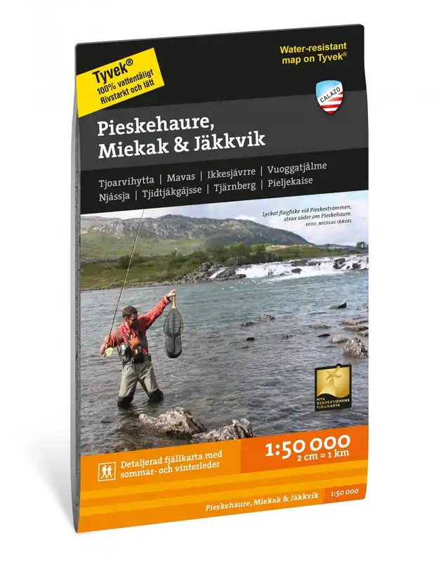 Speciale Aanbieding CAL-050 Pieskehaure, Miekak & Jäkkvik wandelkaart 1:50.000