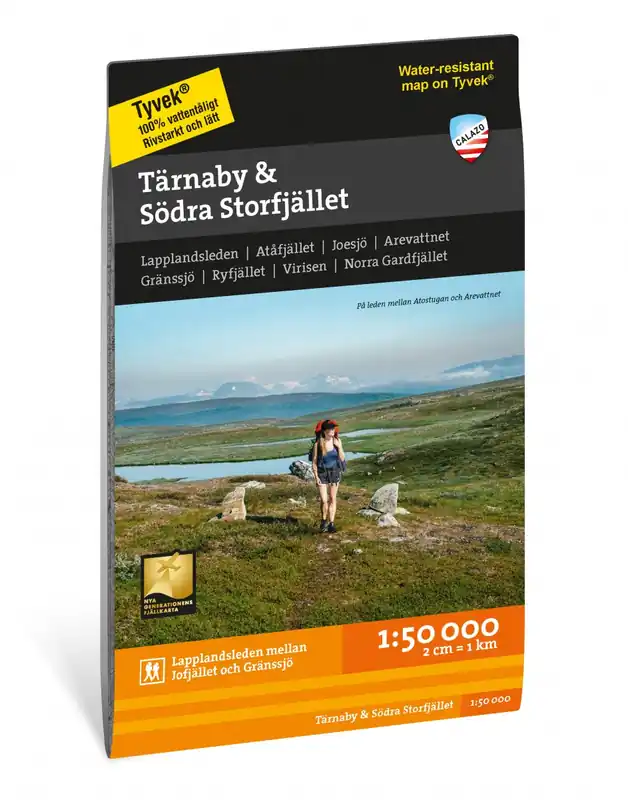 CAL-054 Tärnaby & Södra storfjället wandelkaart 1:50.000 Betrouwbaar