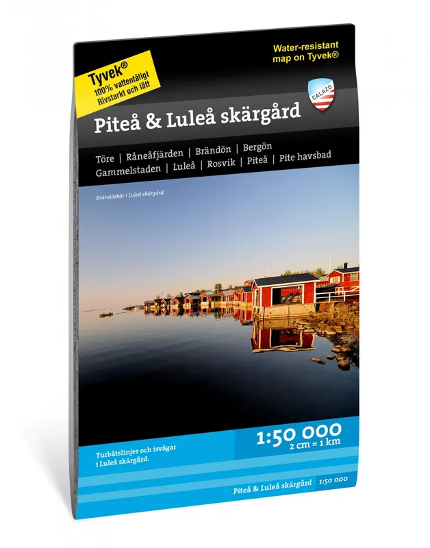 CAL-058 Luleå & Piteå skärgård wandelkaart 1:50.000 Beperkt Aanbod