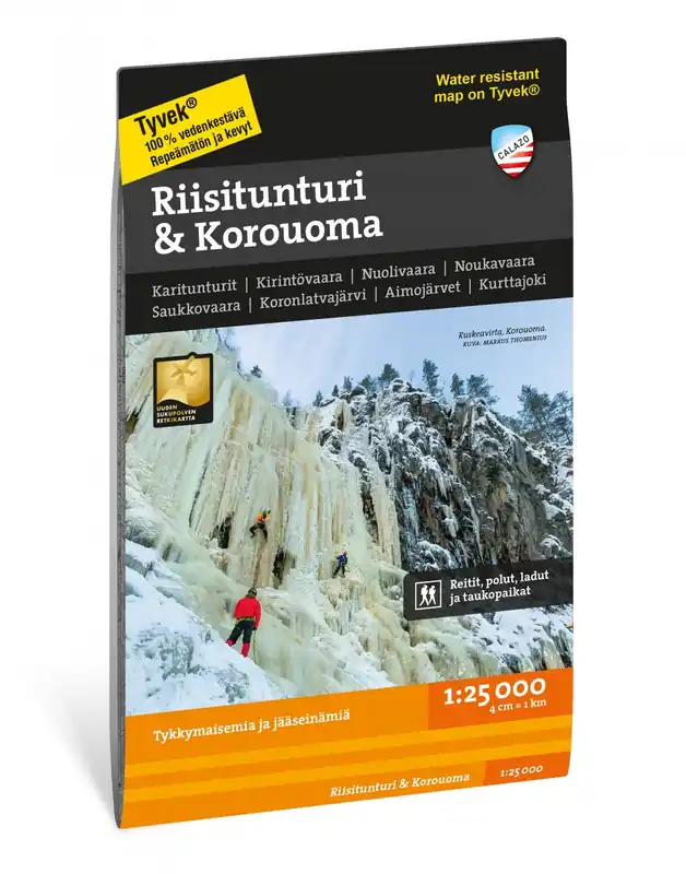 Hoge Kwaliteit CAL-034 Riisitunturi & Korouoma wandelkaart 1:25.000