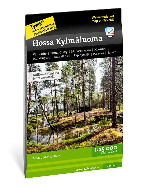Merkproduct CAL-036 Hossa Kylmaluoma wandelkaart 1:25.000