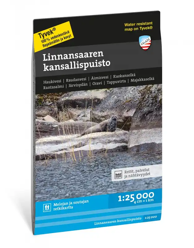 Tijdelijk Beschikbaar CAL-038 Linnansaaren kansallispuisto wandelkaart 1:25.000