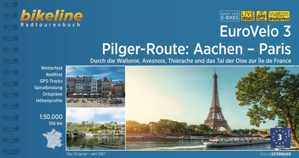 Bikeline EuroVelo 3 | fietsgids Aken - Parijs Merkproduct