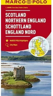 Schotland, England Noord | wegenkaart 1:300 000 Alleen Vandaag