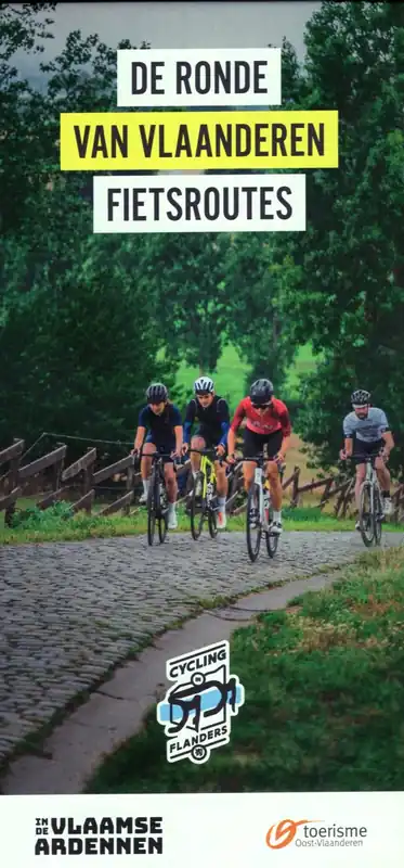 Ronde van Vlaanderen fietskaart 1:50.000 Meest Verkocht