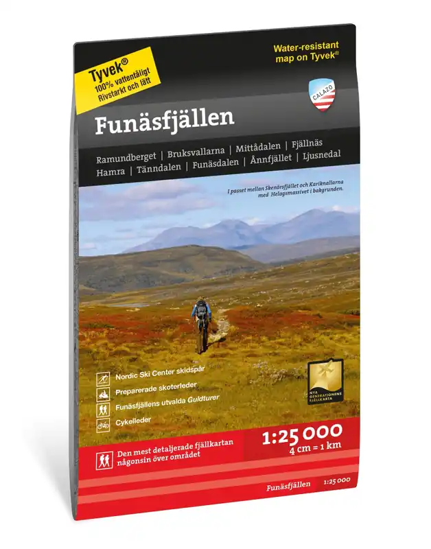 Funäsfjällen wandelkaart 1:25 000 Seizoensaanbieding